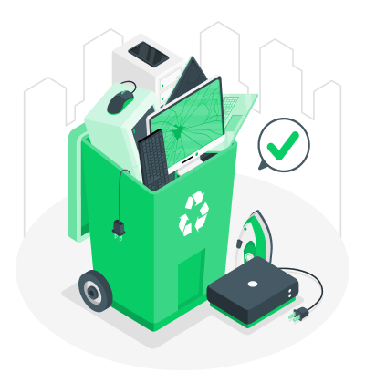 E-Waste Management Illustration
